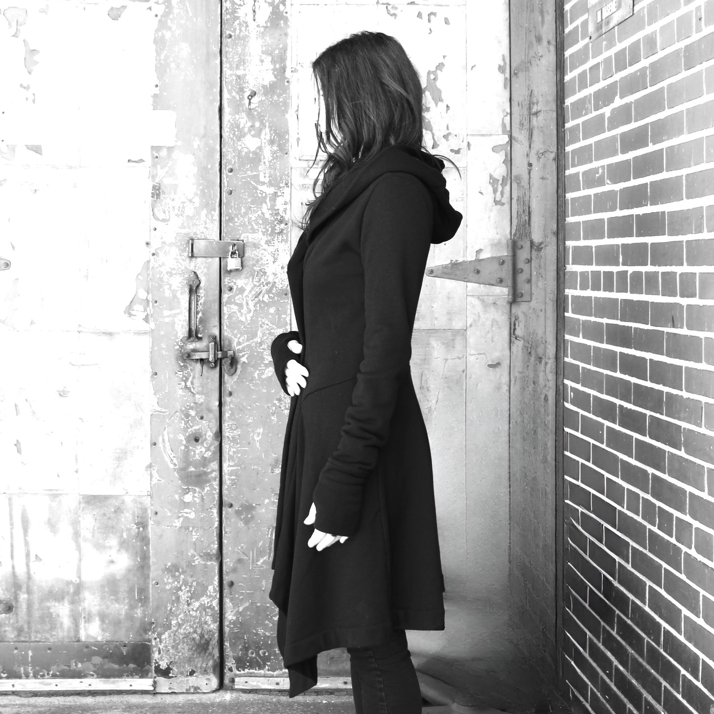 Winslow Fit and Flare Coat · Cotton Modal French Terry